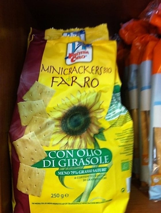 Minicrackers di farro bio